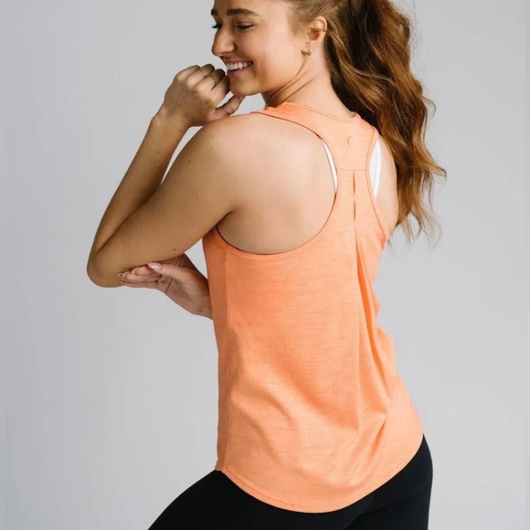 ZYIA Orange Pirouette Tank Top Medium 1727 ZWT - Picture 4 of 14